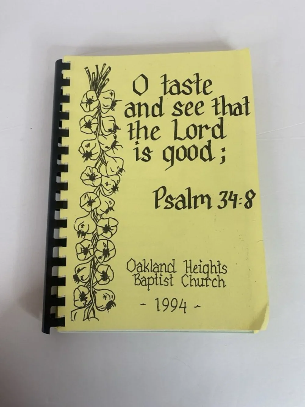 Oakland Heights Baptist Church Spiral Cookbook